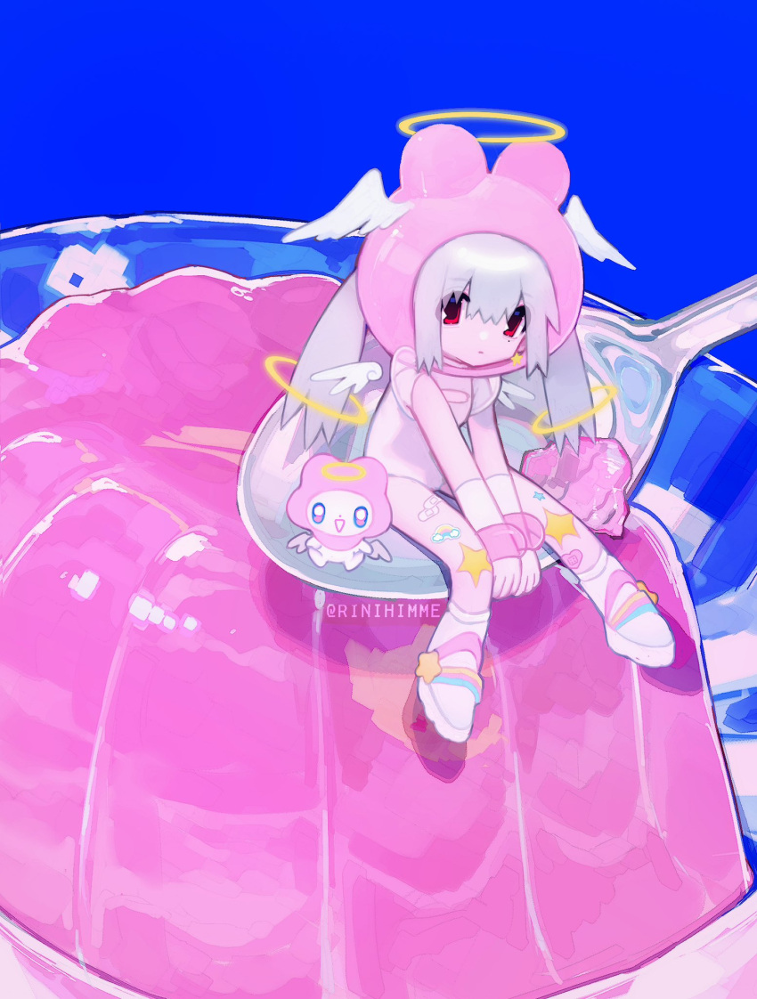 Safebooru - 1girl angel animal ears animal hat apollo (rinihimme ...