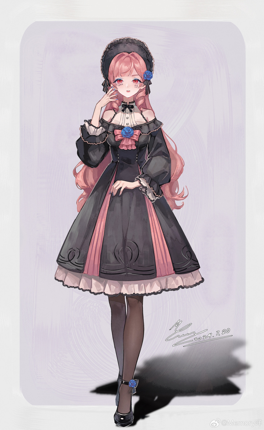 Safebooru - 1girl absurdres arrow (symbol) bare shoulders black bonnet ...