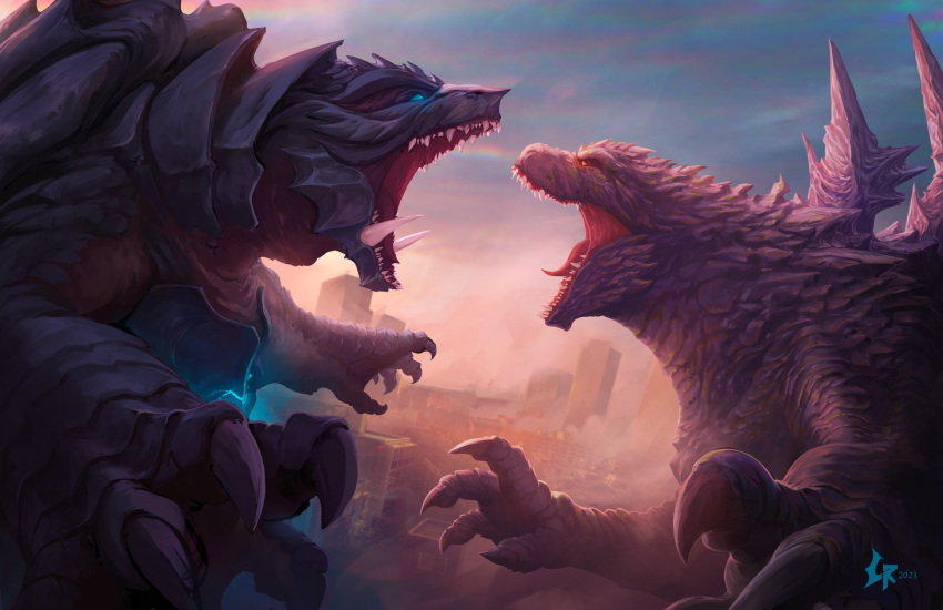 Procreate Godzilla Safebooru - 2023 battle blue eyes burning burning building chipyray ...