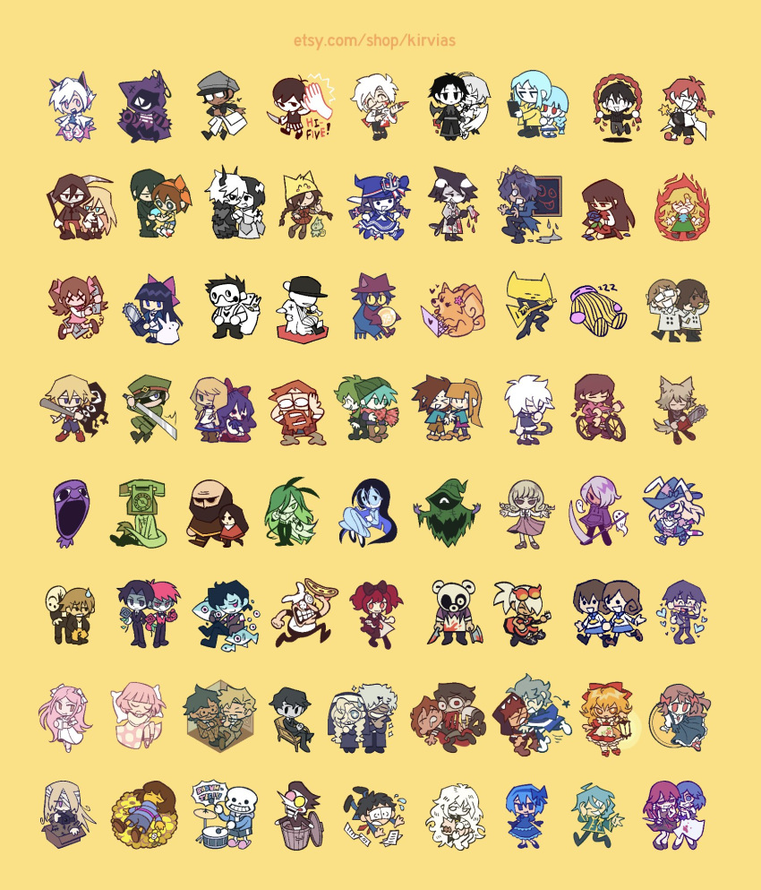 Safebooru - .flow 1bitheart 6+boys 6+girls agape (shtdn) alex eggleston ...