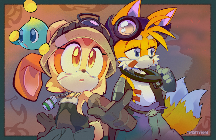Safebooru - 1boy 1girl animal ears blue eyes body fur commentary ...