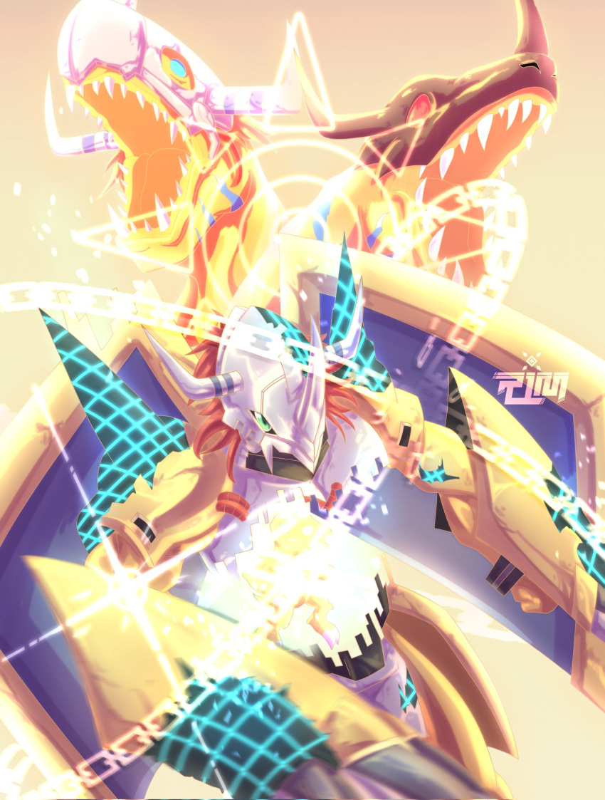 Safebooru - agumon armor claw (weapon) colored skin digimon digimon day ...