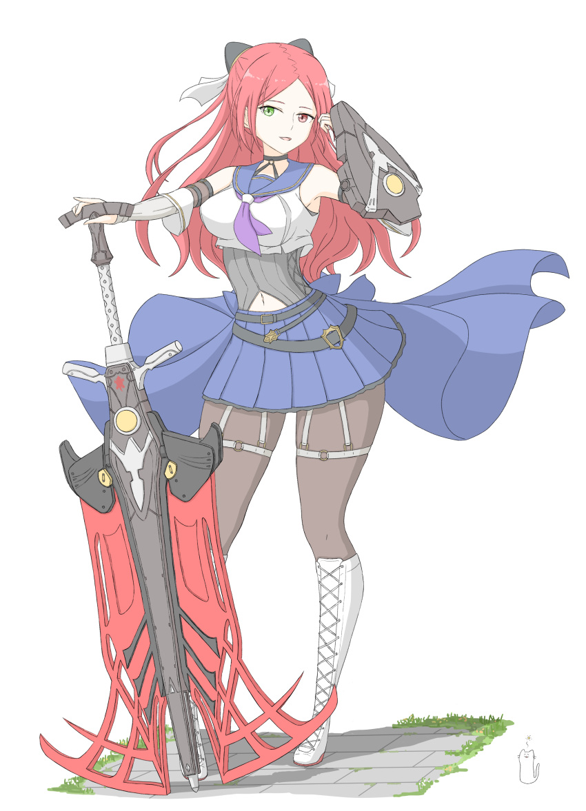 Safebooru - 1girl absurdres animal arm belt assault lily bare shoulders ...