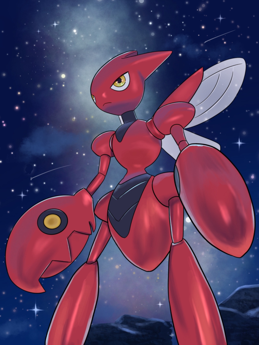 Safebooru - bug claws colored skin cowboy shot highres insect wings ...