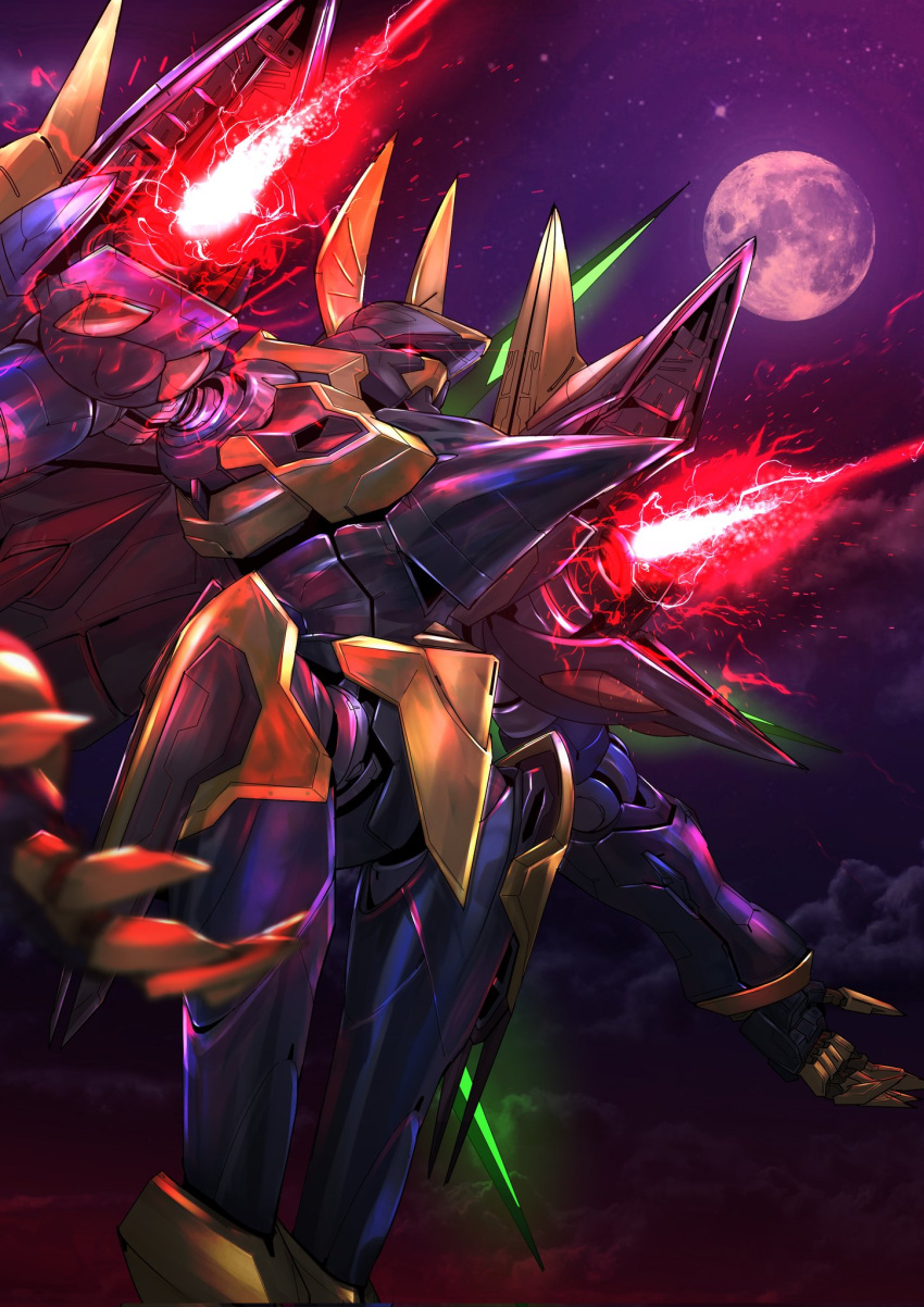 Safebooru - clouds code geass energy feet out of frame full moon gawain ...