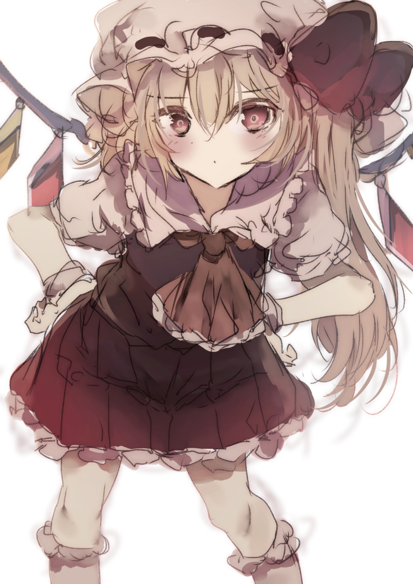Safebooru - 1girl blonde hair blush cowboy shot crystal wings ...