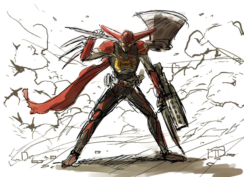 Safebooru - crossover getter robo kamen rider kamen rider ooo kamen ...
