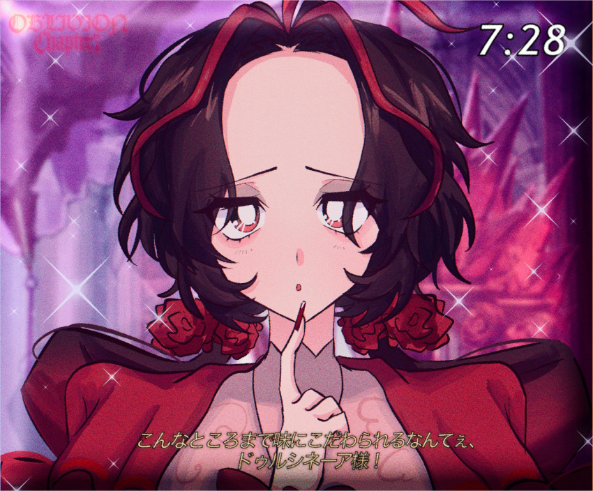 safebooru-1girl-ahoge-barber-project-moon-black-hair-dress-drill