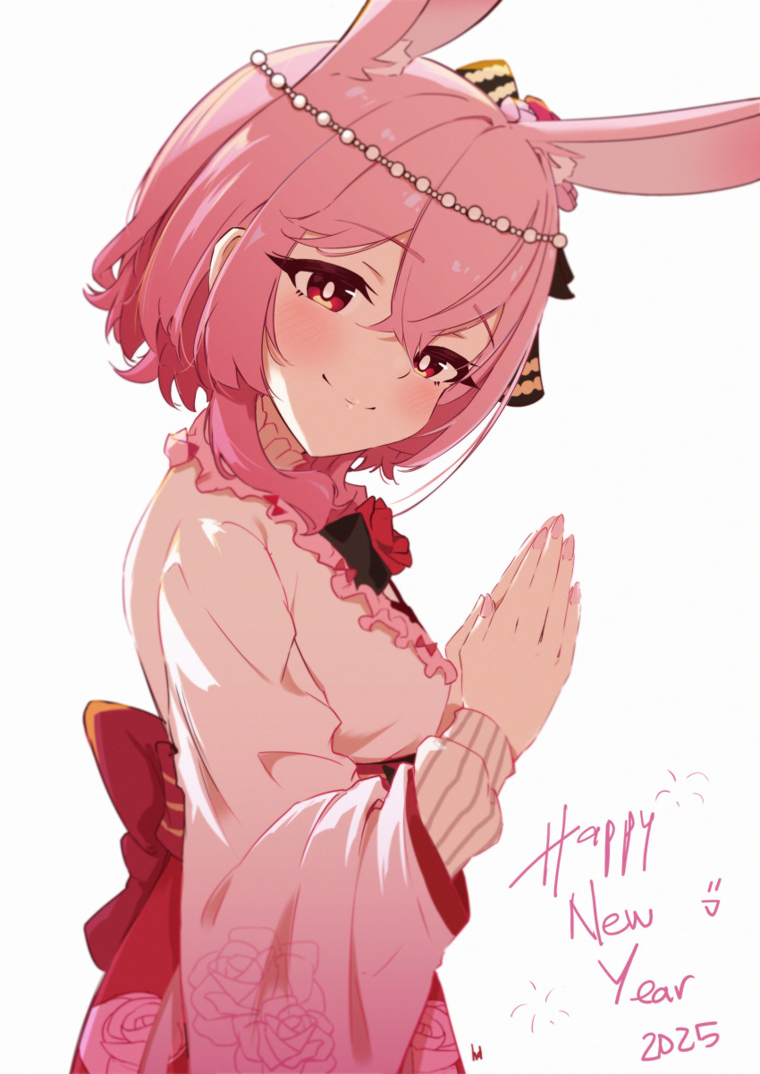 Safebooru - 1girl absurdres animal ears breasts from side hair between ...