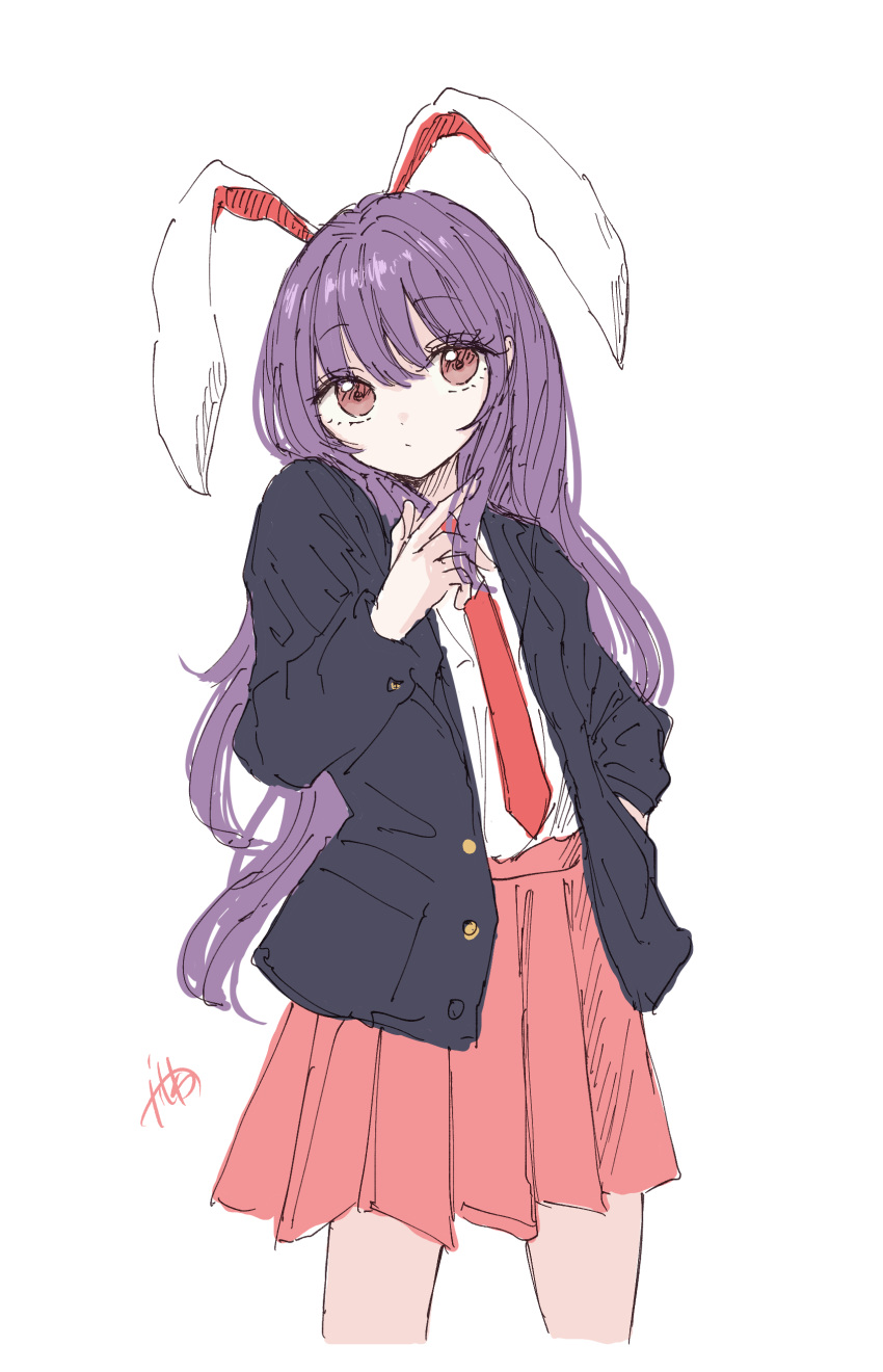 Safebooru - 1girl absurdres animal ears black jacket buttons closed ...