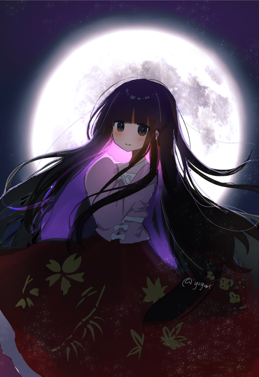 Houraisan kaguya from touhou | safebooru.org