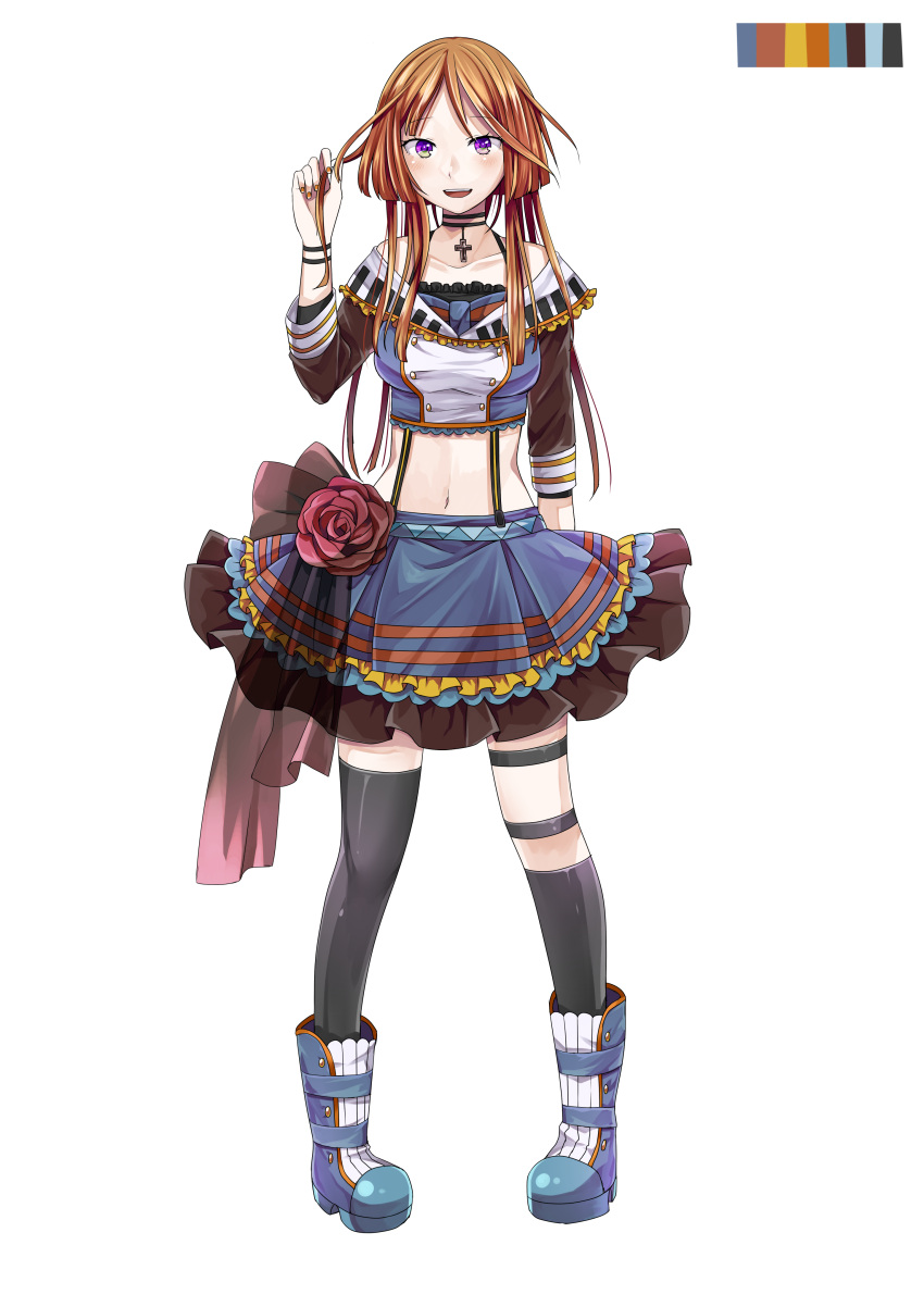 Safebooru 1girl Absurdres Ankle Boots Arm At Side Asymmetrical safebooru-1girl-absurdres-ankle-boots-arm-at-side-asymmetrical