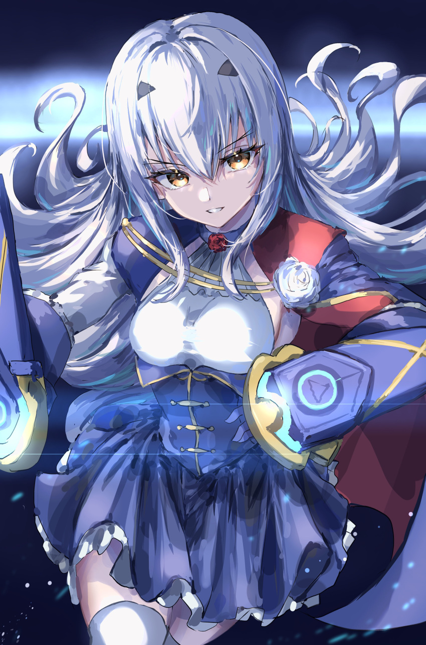 Safebooru - 1girl absurdres armor blue dress breasts dress fate/grand ...