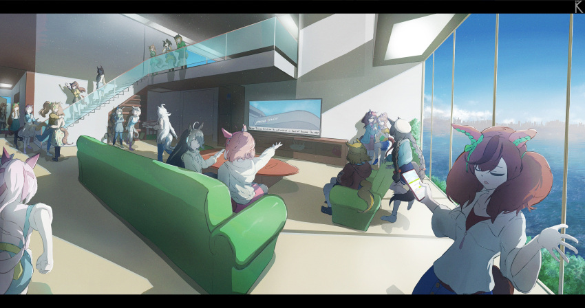 Safebooru - 6+girls absurdres admire vega (casual) (umamusume) admire ...