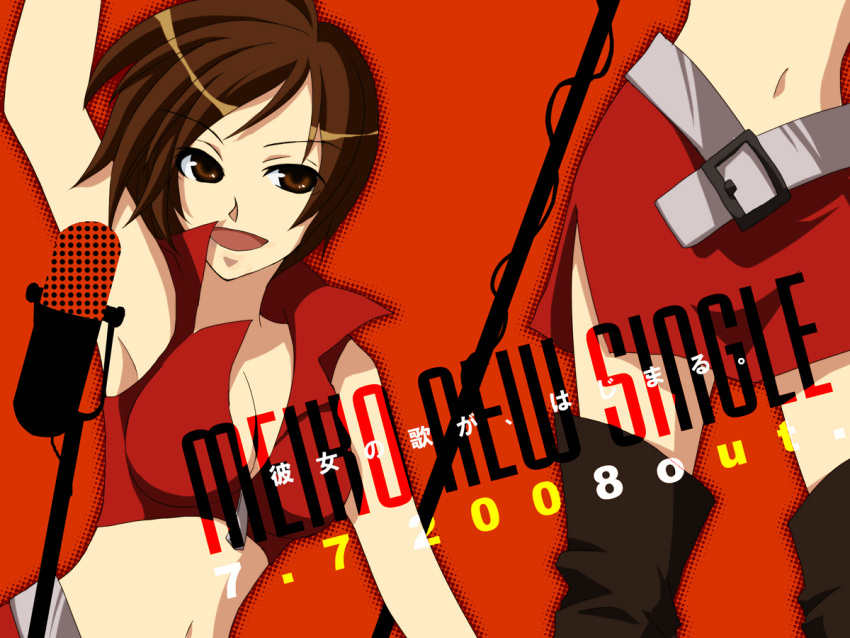 Safebooru brown eyes brown hair meiko short hair vocaloid 5445
