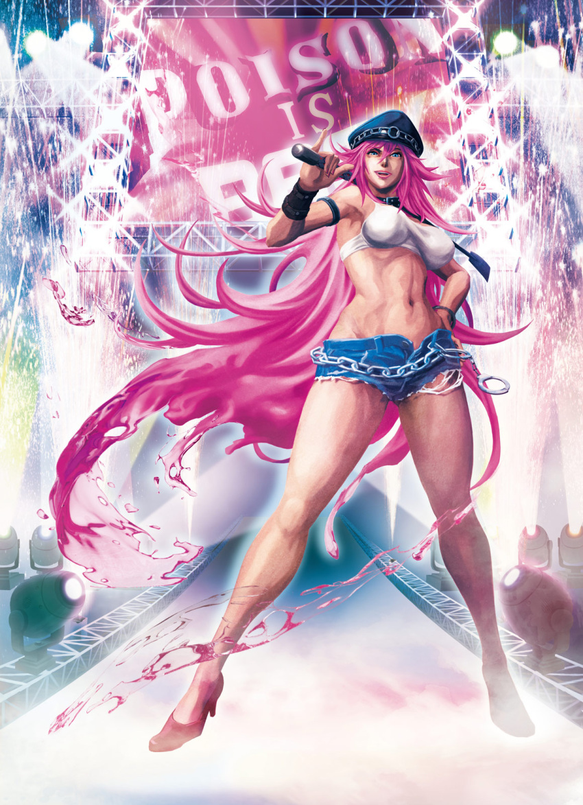 Safebooru Capcom Final Fight Official Art Pink Hair Poison Street Fighter Street Fighter X