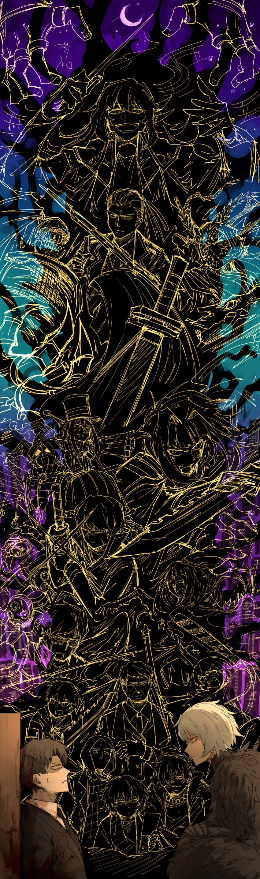 Safebooru - 6+boys 6+girls absurdres angela (project moon) anton ...