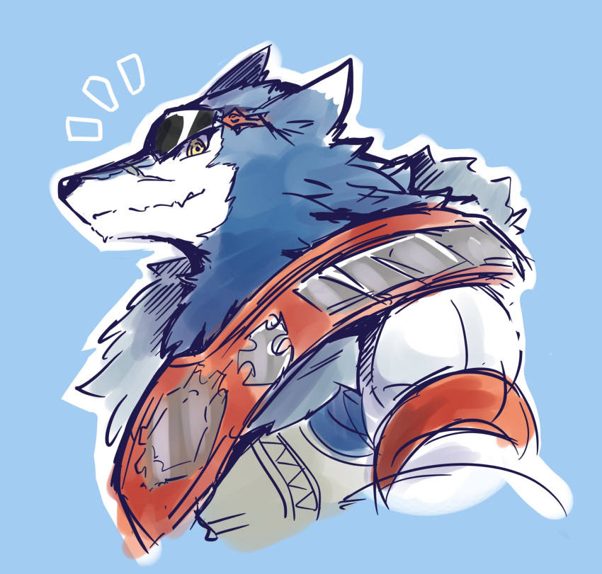 Safebooru - 1boy blue background digimon digimon (creature) from side ...