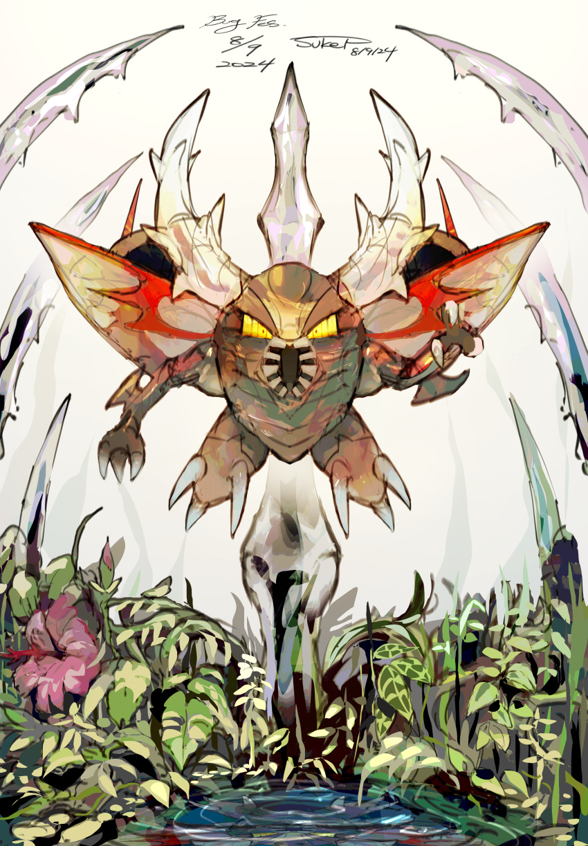 Safebooru - 1other absurdres artist name bug dated flower flying ...