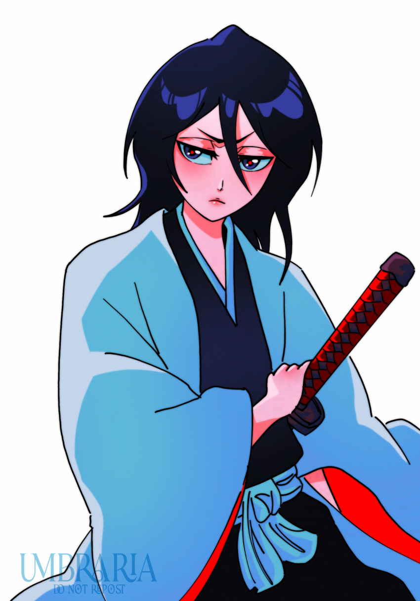 Safebooru - 1girl artist name black hair bleach bleach: epilogue blue ...