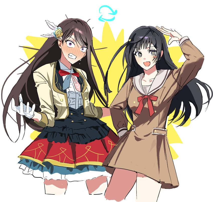 Safebooru - + + 2girls :d absurdres bang dream! bang dream! it's mygo ...