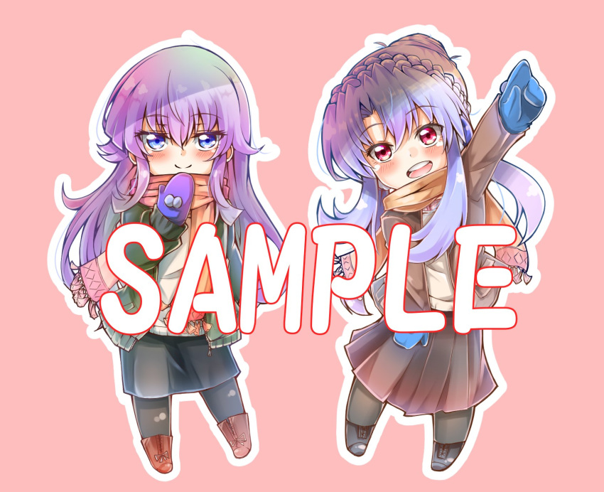 Long E Sample Safebooru - 2girls :d alternate costume arm up black boots black ...