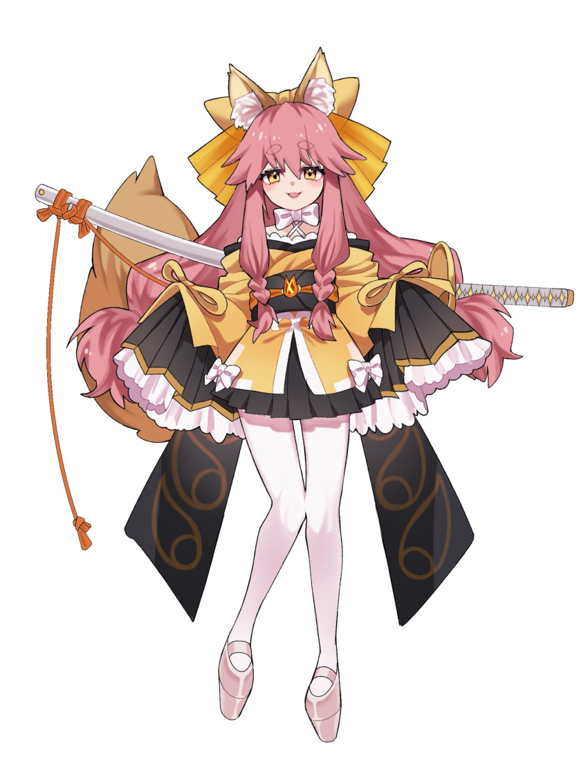 Long E Sample Safebooru - 1girl animal ear fluff animal ears bare shoulders blush bow ...