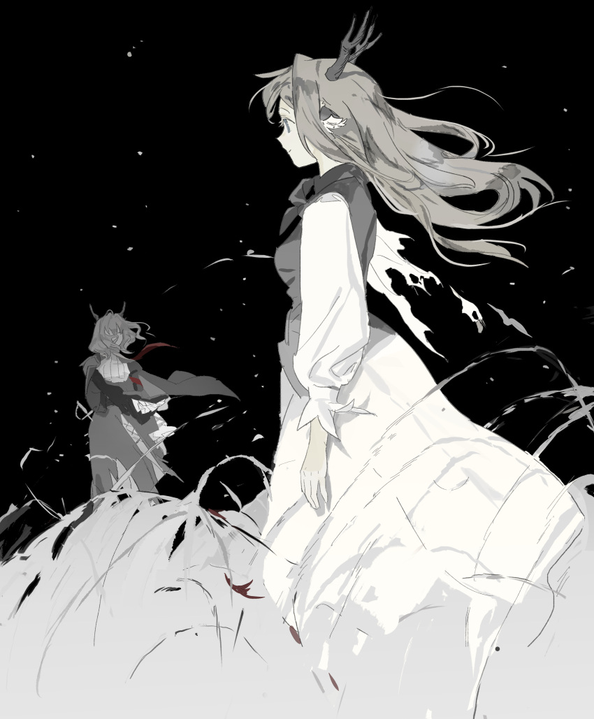 Long E Sample Safebooru - 2girls absurdres alina (arknights) amputee animal ears ...