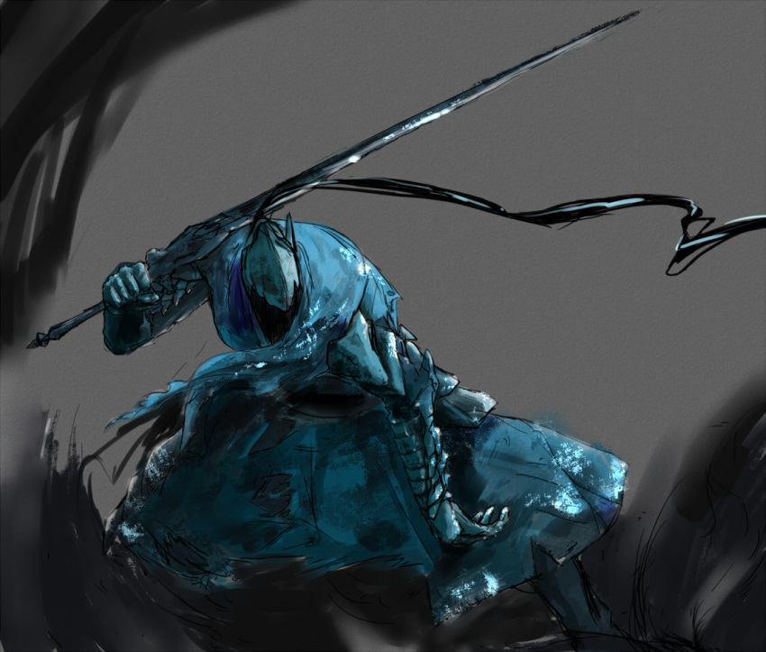 Safebooru - armor artorias the abysswalker damaged dark souls full ...