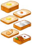 bread butter food hardboiled_egg no_humans obentou original p-f_lilac plum rabbit rice simple_background vegetable white_background rating:Safe score:1 user:danbooru
