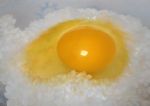 bowl chaostarou egg food no_humans original photorealistic rice still_life tamagokake_gohan rating:Safe score:1 user:danbooru