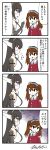 2girls 4koma azumanga_daioh bare_shoulders black_hair blush breast_envy breasts brown_hair comic elbow_gloves empty_eyes fingerless_gloves flat_chest flat_color gloves hairband hat headgear highres kantai_collection long_hair magatama multiple_girls nagato_(kantai_collection) open_mouth parody ryuujou_(kantai_collection) signature speech_bubble sweater translated transparent_background twintails two-tone_background very_long_hair visor_cap yamato_nadeshiko rating:Safe score:0 user:danbooru