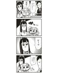 3girls 4koma anger_vein bkub bow comic hair_bow multiple_girls original school_uniform serafuku simple_background spitting two_side_up rating:Safe score:0 user:danbooru