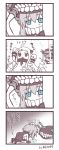 2girls 4koma ahoge aqua_eyes comic crying crying_with_eyes_open dress gloom_(expression) headgear headwear_removed horns kantai_collection long_hair mittens multiple_girls northern_ocean_hime oukawa_yuu peeking_out red_eyes shinkaisei-kan tagme tears tentacles translation_request white_dress white_hair white_skin wo-class_aircraft_carrier rating:Safe score:0 user:danbooru