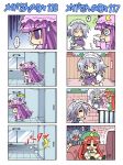 4koma :3 @_@ angry bathroom blue_eyes braid chibi chinadress chips colonel_aki comic diarrhea hand_over_mouth hat hong_meiling izayoi_sakuya long_hair maid multiple_4koma obentou patchouli_knowledge popcorn purple_eyes purple_hair red_hair redhead restroom short_hair silent_comic silver_hair television touhou translated trembling tsundere twin_braids violet_eyes rating:Safe score:0 user:Gelbooru