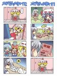 4koma :< =_= ? bat_wings blonde_hair blue_eyes blue_hair brown_hair bucket chibi cirno colonel_aki comic dutch_angle failure flandre_scarlet grin hat homework horns ibuki_suika kamishirasawa_keine long_hair multiple_4koma multiple_girls object_on_head oni orange_hair ponytail red_eyes remilia_scarlet ribbon school short_hair side_ponytail silent_comic silver_hair smile sweatdrop tears thumbs_up touhou translated trembling wings wink ⑨ rating:Safe score:0 user:Gelbooru