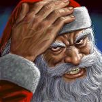 christmas creepy facial_hair lowres male manly matataku realistic santa_claus white_hair rating:Safe score:1 user:Gelbooru