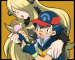 1boy 1girl age_difference amada couple fingerless_gloves food gloves hair_over_one_eye hat hetero ice_cream long_hair pokemon pokemon_(anime) pokemon_(game) pokemon_dppt satoshi_(pokemon) shirona_(pokemon) tongue very_long_hair rating:Safe score:0 user:Gelbooru