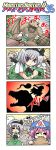 4koma bandages boned_meat colonel_aki comic eating food hitodama katana konpaku_youmu konpaku_youmu_(ghost) meat monster_hunter saigyouji_yuyuko sheath silent_comic skeleton sword touhou translated weapon rating:Safe score:0 user:Gelbooru