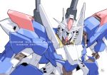 blue_eyes character_name commentary_request copyright_name english_text gn_drive gundam gundam_build_diver_rize gundam_destiny_sky looking_at_viewer mecha no_humans official_art upper_body yanase_takayuki rating:Safe score:0 user:danbooru