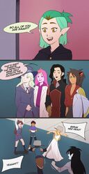 6+girls absurdres adora_(she-ra) adventure_time amity_blight animal_ears asami_sato avatar_legends blonde_hair cat_ears cat_girl catra comedy crossover dark_skin diana_cavendish english_text fighting green_hair heterochromia highres kagari_atsuko korra leggings little_witch_academia luna_nova_school_uniform luz_noceda marceline_abadeer multiple_girls omy-chan parody pink_skin pointy_ears pot princess_bonnibel_bubblegum road school_uniform she-ra_and_the_princesses_of_power shorts speech_bubble the_legend_of_korra the_owl_house the_simpsons trait_connection vampire witch yuri rating:Safe score:5 user:danbooru