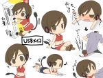 blush brown_hair chibi meiko minigirl musical_note oharu translated translation_request usb vocaloid rating:Safe score:0 user:Gelbooru