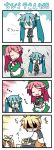 >:) >_< 4koma :< :3 :t apron blush checkerboard_cookie chibi_miku comic cookie cooking eating food hair_ornament hairpin hatsune_miku hungry kagamine_len kagamine_rin looking_back minami_(colorful_palette) momone_momo no_eyes shaded_face silent_comic smile surprised twintails utau vocaloid x3 |_| rating:Safe score:1 user:Gelbooru