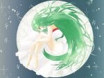 1girl abababu000 bare_legs bare_shoulders barefoot closed_eyes female_solo fetal_position green_hair kid_icarus_uprising palutena sleeping sleeveless_dress solo solo_female strapless_dress very_long_hair white_dress rating:Safe score:0 user:curepalus