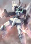  dual_wielding firing fubuki_(muvluv) highres holding itaco light_trail looking_ahead mecha muvluv muvluv_alternative no_humans robot science_fiction solo tactical_surface_fighter  rating:general score:0 user:danbooru