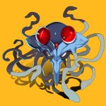 char creature jellyfish looking_at_viewer monster no_humans orange_background pokemon pokemon_(creature) simple_background solo tentacle tentacles tentacruel rating:Safe score:2 user:Gelbooru