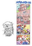 4koma 5girls alternate_costume ashita_no_joe bat_wings blue_hair braid chibi colonel_aki comic crescent enmaided flandre_scarlet hat hong_meiling long_hair maid multiple_girls o_o parody patchouli_knowledge pink_eyes pink_hair ponytail purple_eyes purple_hair red_eyes red_hair remilia_scarlet saigyouji_yuyuko short_hair side_ponytail sparkle surprised sweatdrop touhou translated twin_braids wings rating:Safe score:0 user:danbooru