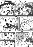 hakurei_reimu hat kirisame_marisa koyukkuri monochrome rorinko singing sleeping touhou translated translation_request yukkuri_shiteitte_ne rating:Safe score:1 user:danbooru