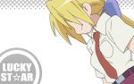 blonde_hair kuroi_nanako lucky_star tagme white rating:Safe score:0 user:konachan