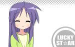 closed_eyes hiiragi_miki lucky_star smile tagme rating:Safe score:0 user:KonaChan